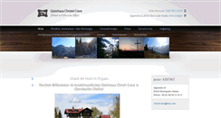 Desktop Screenshot of gaestehaus-oberstaufen.de