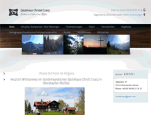 Tablet Screenshot of gaestehaus-oberstaufen.de